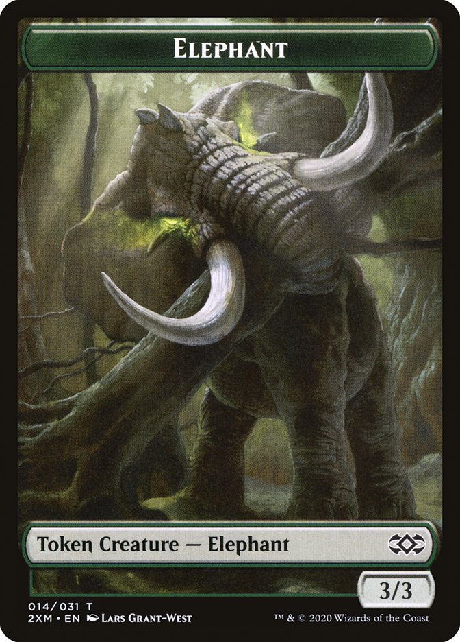 Elephant Token [Double Masters Tokens] | Yard's Games Ltd