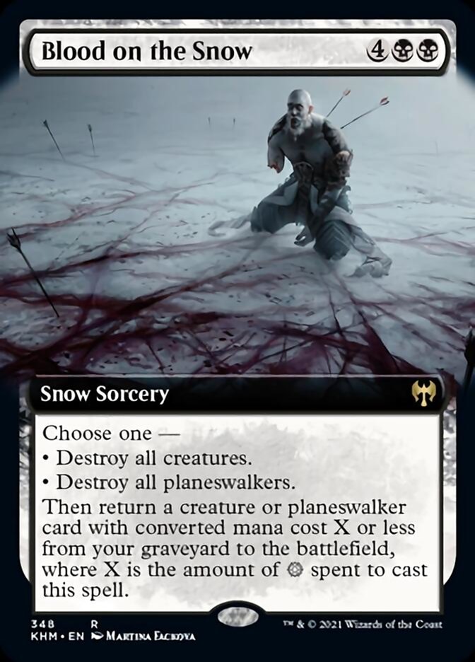 Blood on the Snow (Extended Art) [Kaldheim] | Yard's Games Ltd