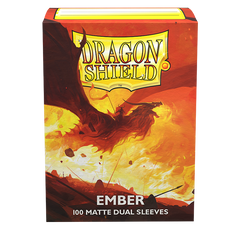 Dragon Shield: Standard 100ct Sleeves - Ember (Dual Matte) | Yard's Games Ltd