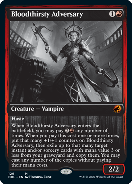 Bloodthirsty Adversary [Innistrad: Double Feature] | Yard's Games Ltd