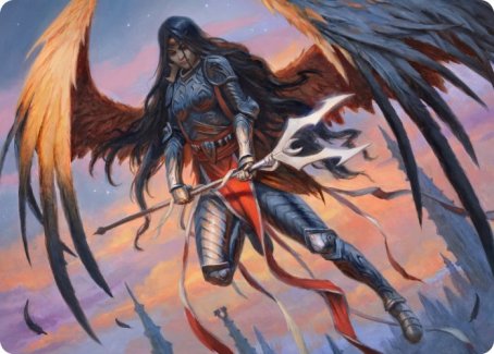 Liesa, Forgotten Archangel Art Card [Innistrad: Midnight Hunt Art Series] | Yard's Games Ltd