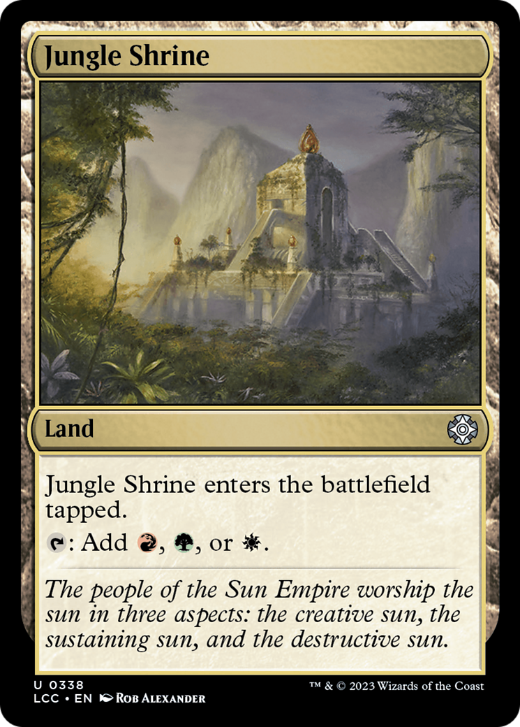 Jungle Shrine [The Lost Caverns of Ixalan Commander] | Yard's Games Ltd