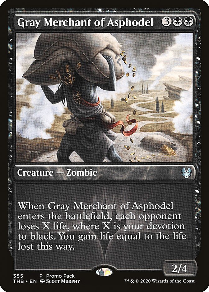 Gray Merchant of Asphodel (Promo Pack) [Theros Beyond Death Promos] | Yard's Games Ltd
