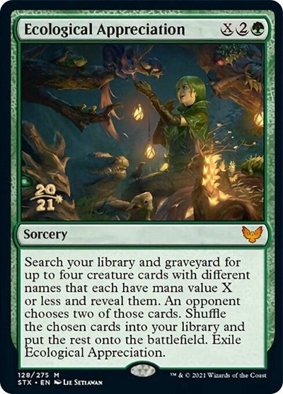 Ecological Appreciation [Strixhaven: School of Mages Prerelease Promos] | Yard's Games Ltd