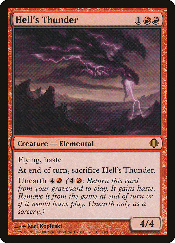 Hell's Thunder [Shards of Alara] | Yard's Games Ltd