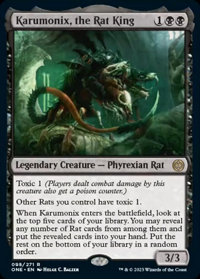 Karumonix, the Rat King [Phyrexia: All Will Be One] | Yard's Games Ltd