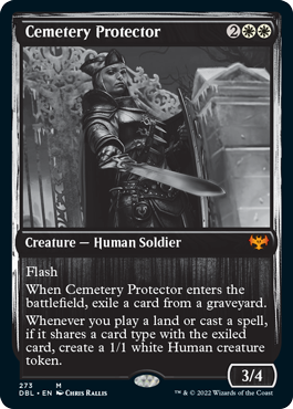 Cemetery Protector [Innistrad: Double Feature] | Yard's Games Ltd