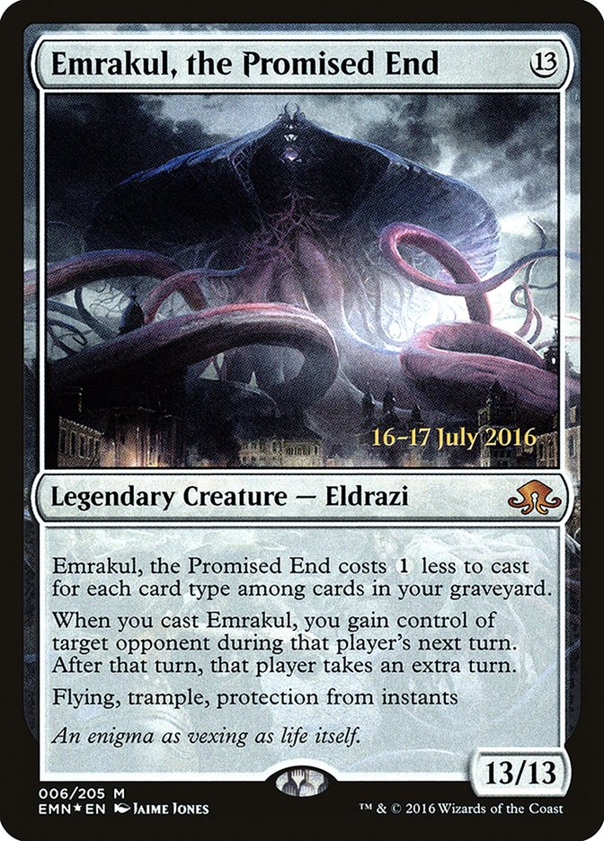 Emrakul, the Promised End [Eldritch Moon Prerelease Promos] | Yard's Games Ltd