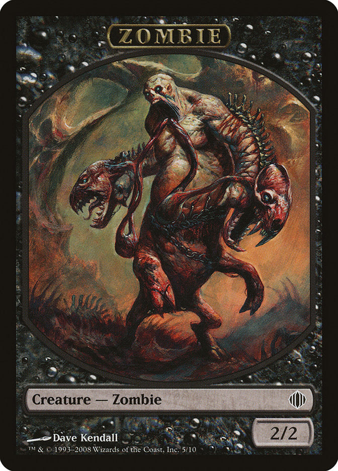 Zombie Token [Shards of Alara Tokens] | Yard's Games Ltd