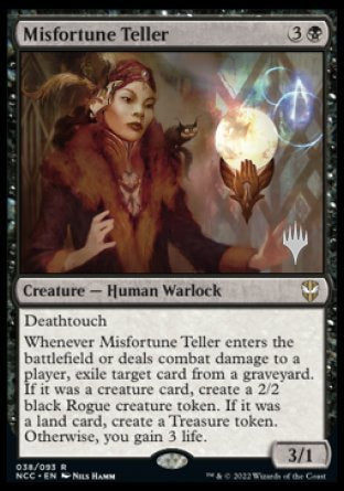 Misfortune Teller (Promo Pack) [Streets of New Capenna Commander Promos] | Yard's Games Ltd