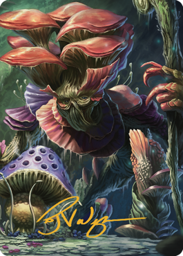 Myconid Spore Tender Art Card (Gold-Stamped Signature) [Commander Legends: Battle for Baldur's Gate Art Series] | Yard's Games Ltd