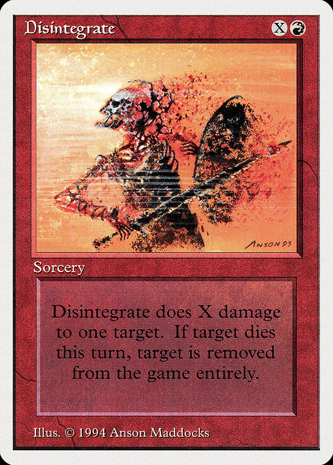 Disintegrate [Summer Magic / Edgar] | Yard's Games Ltd