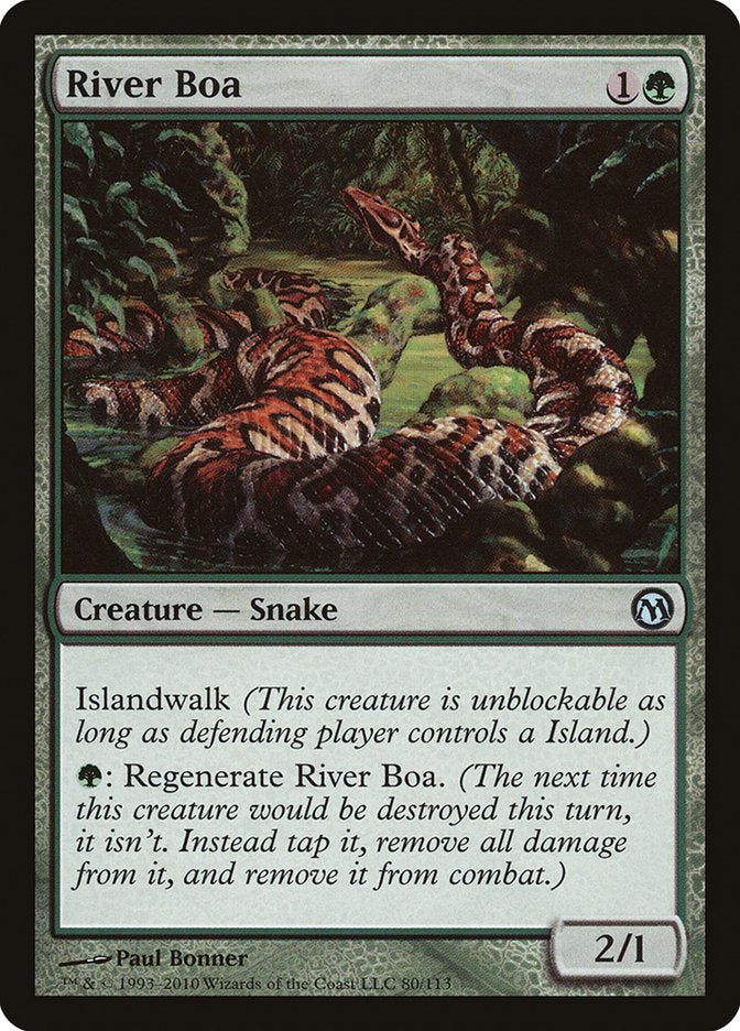 River Boa [Duels of the Planeswalkers] | Yard's Games Ltd