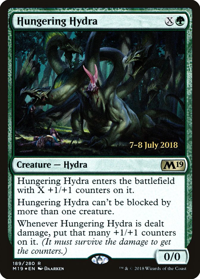 Hungering Hydra [Core Set 2019 Prerelease Promos] | Yard's Games Ltd