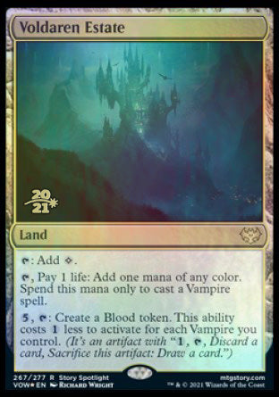 Voldaren Estate [Innistrad: Crimson Vow Prerelease Promos] | Yard's Games Ltd