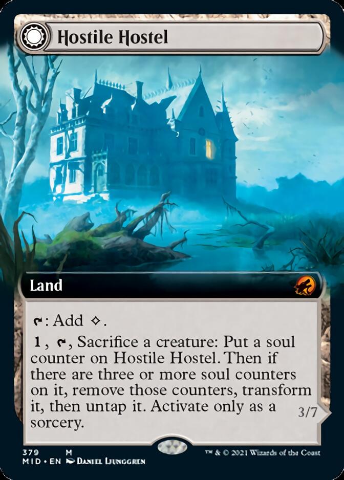 Hostile Hostel // Creeping Inn (Extended Art) [Innistrad: Midnight Hunt] | Yard's Games Ltd