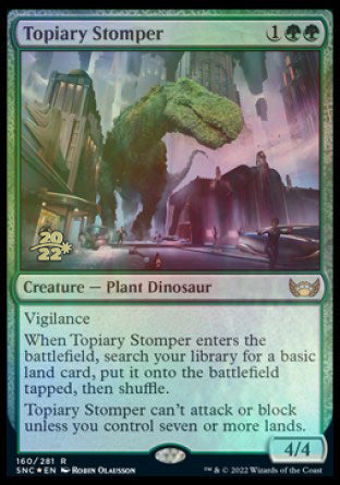 Topiary Stomper [Streets of New Capenna Prerelease Promos] | Yard's Games Ltd