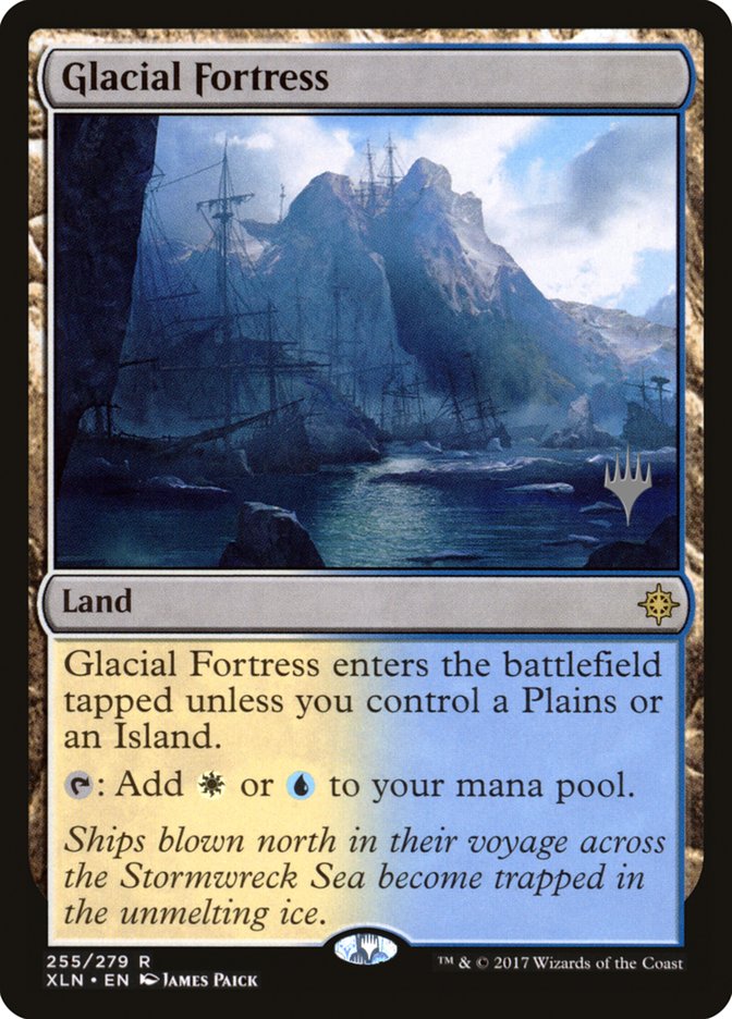 Glacial Fortress (Promo Pack) [Ixalan Promos] | Yard's Games Ltd