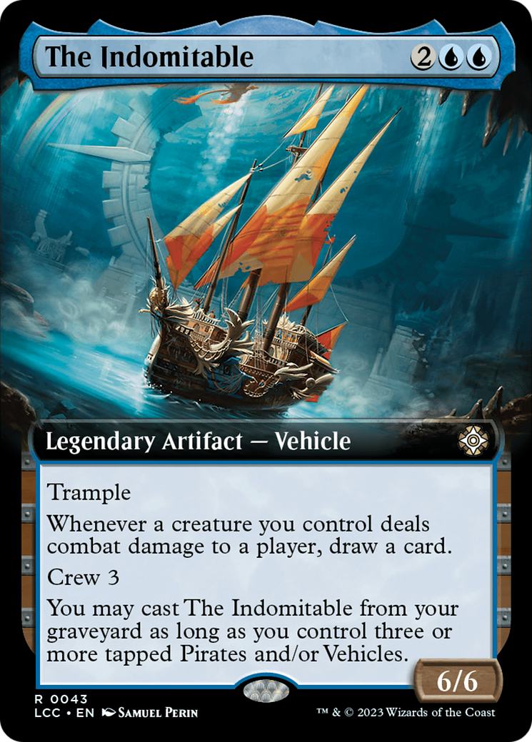 The Indomitable (Extended Art) [The Lost Caverns of Ixalan Commander] | Yard's Games Ltd