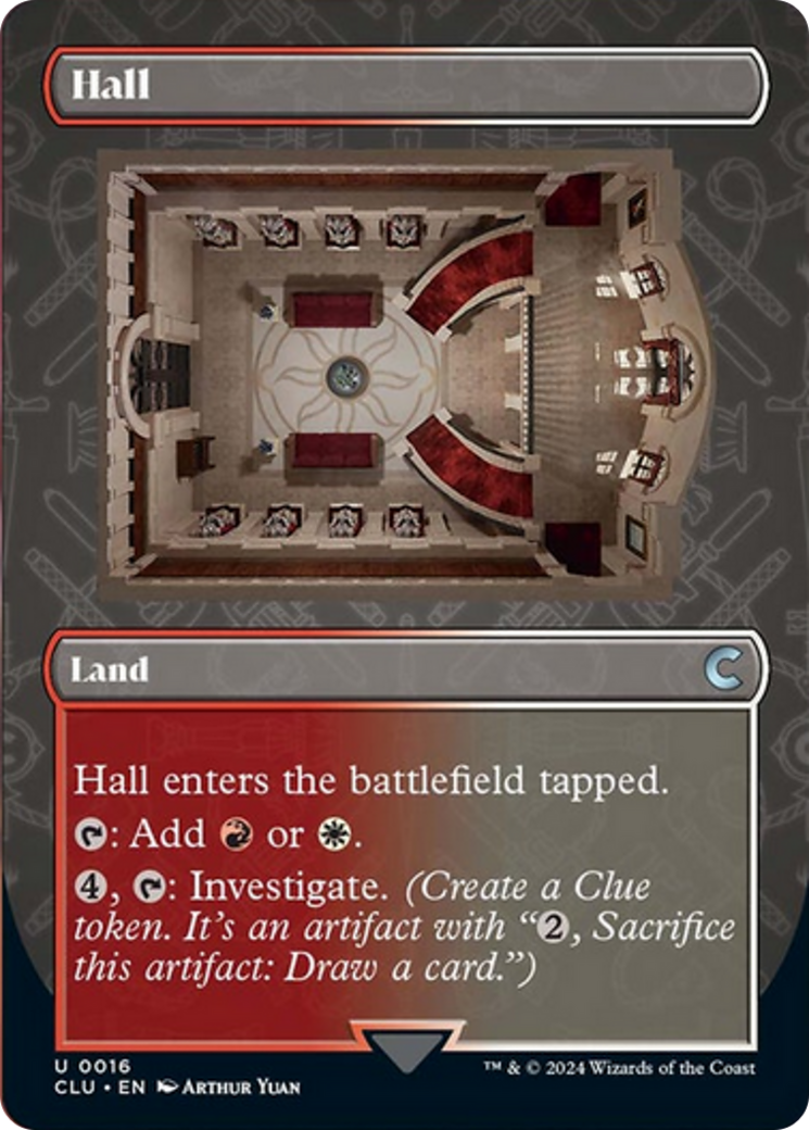 Hall (Borderless) [Ravnica: Clue Edition] | Yard's Games Ltd