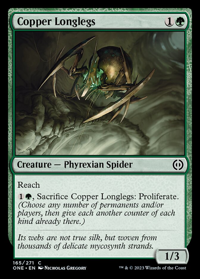 Copper Longlegs [Phyrexia: All Will Be One] | Yard's Games Ltd