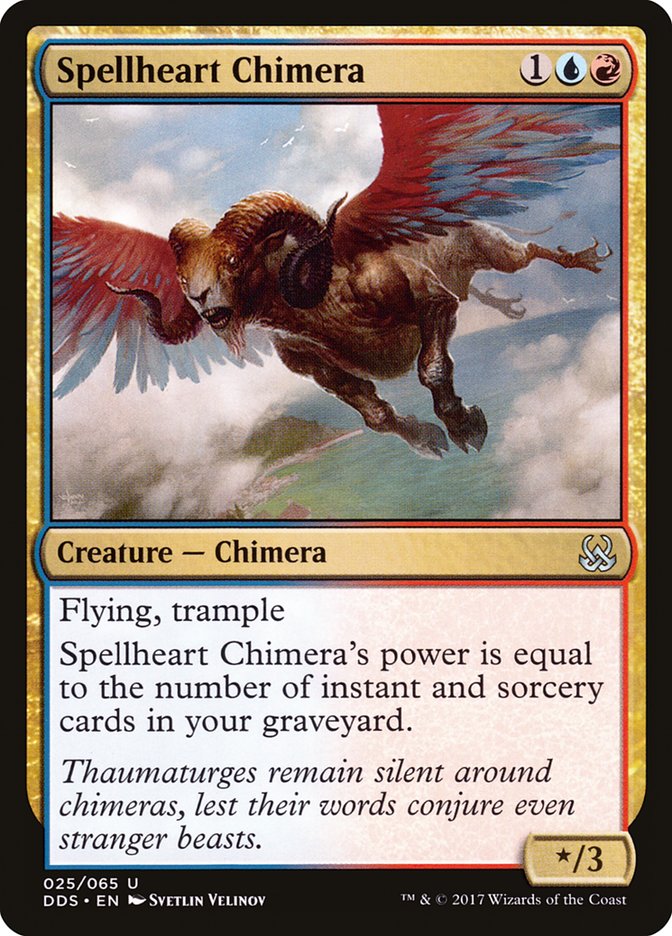 Spellheart Chimera [Duel Decks: Mind vs. Might] | Yard's Games Ltd