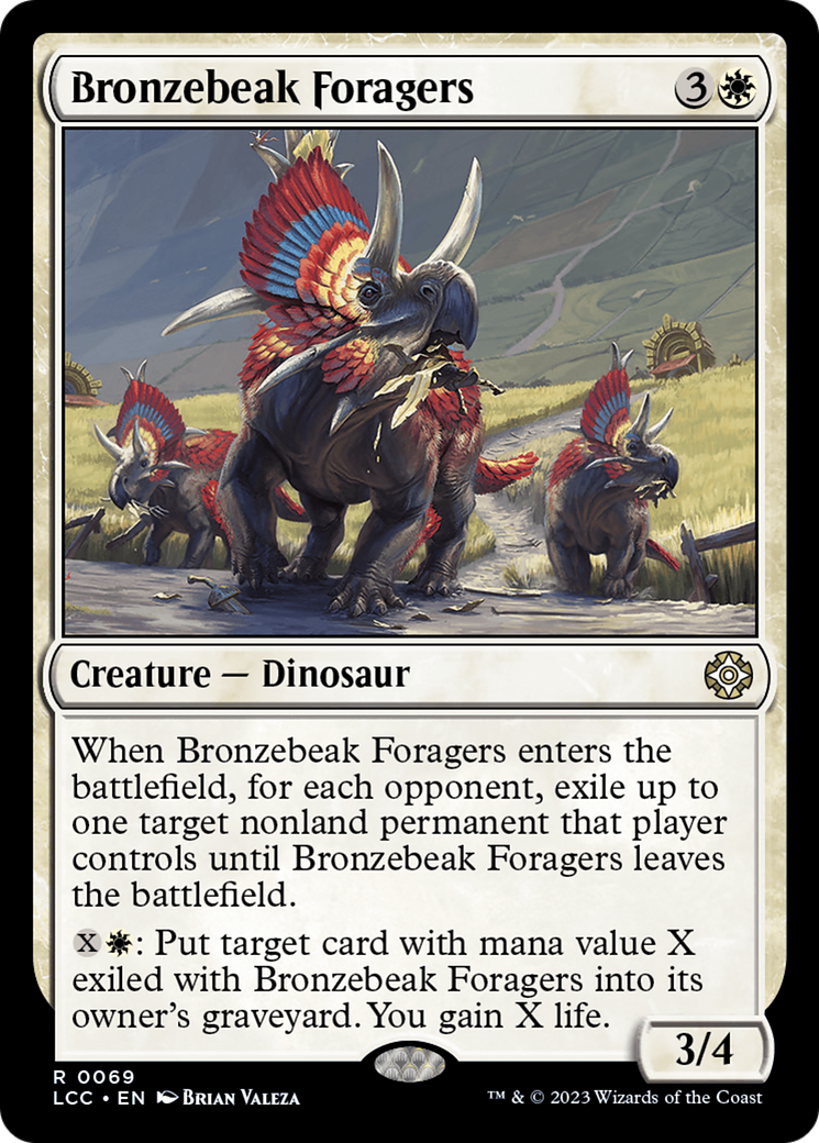 Bronzebeak Foragers [The Lost Caverns of Ixalan Commander] | Yard's Games Ltd