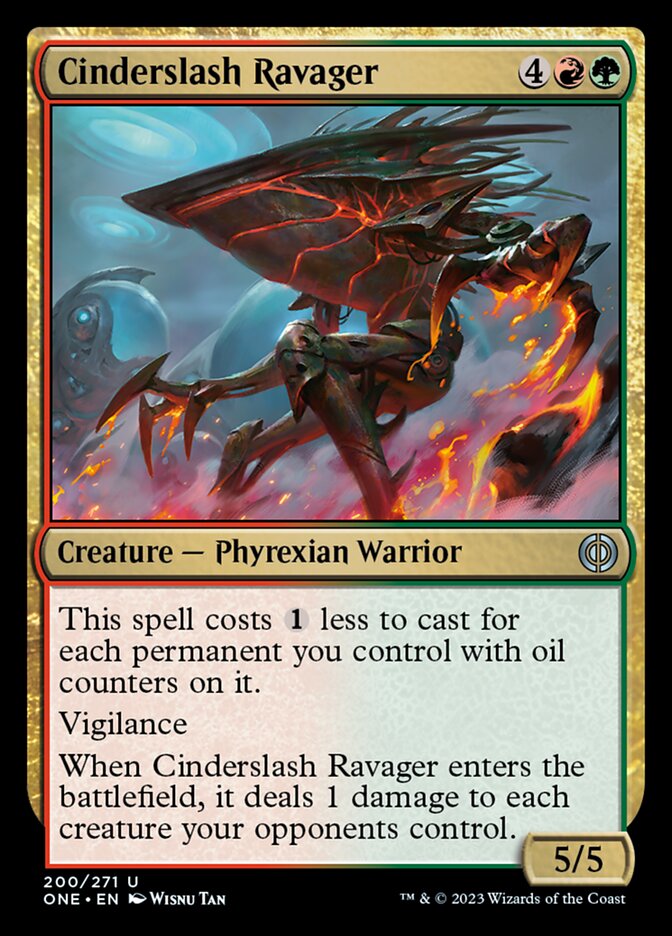 Cinderslash Ravager [Phyrexia: All Will Be One] | Yard's Games Ltd