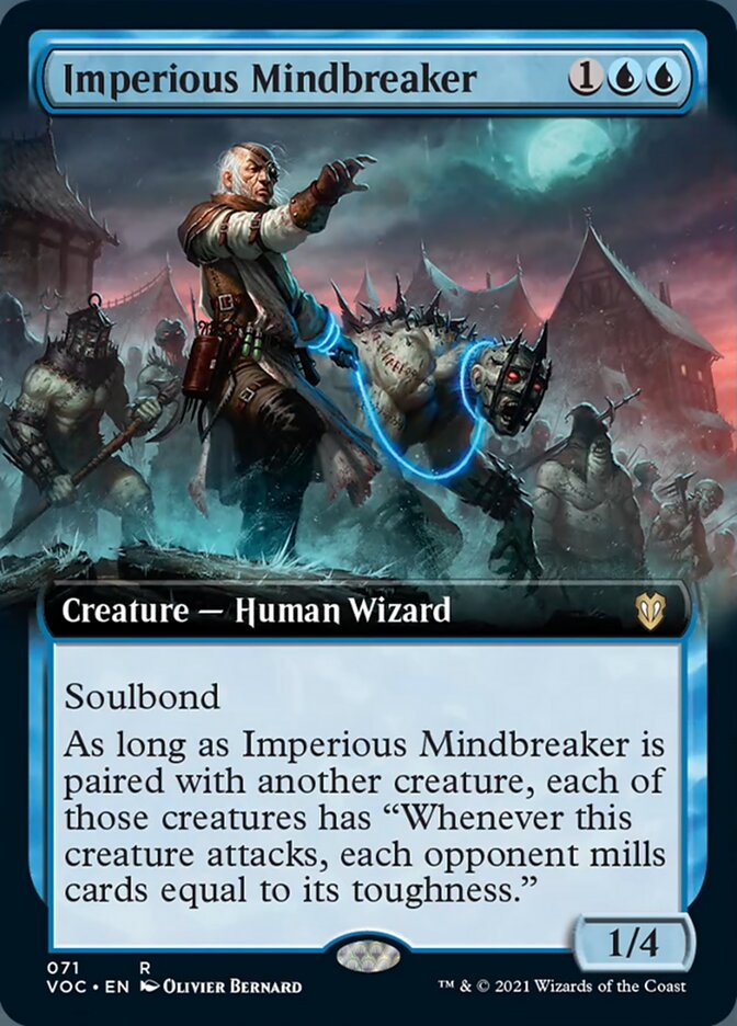 Imperious Mindbreaker (Extended Art) [Innistrad: Crimson Vow Commander] | Yard's Games Ltd