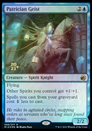 Patrician Geist [Innistrad: Midnight Hunt Prerelease Promos] | Yard's Games Ltd