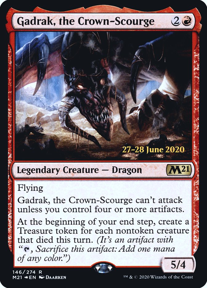 Gadrak, the Crown-Scourge [Core Set 2021 Prerelease Promos] | Yard's Games Ltd