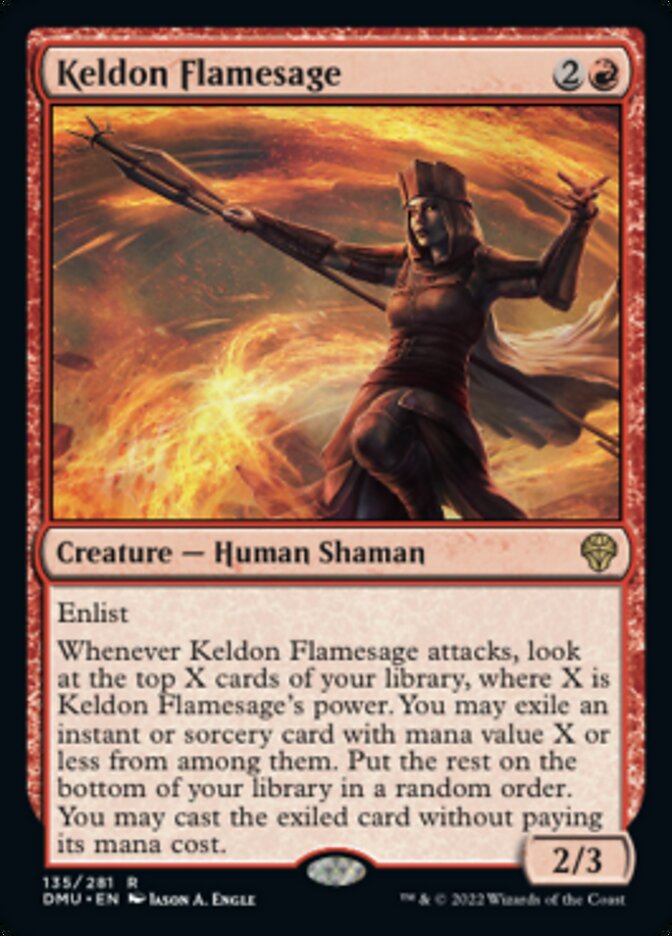 Keldon Flamesage [Dominaria United] | Yard's Games Ltd