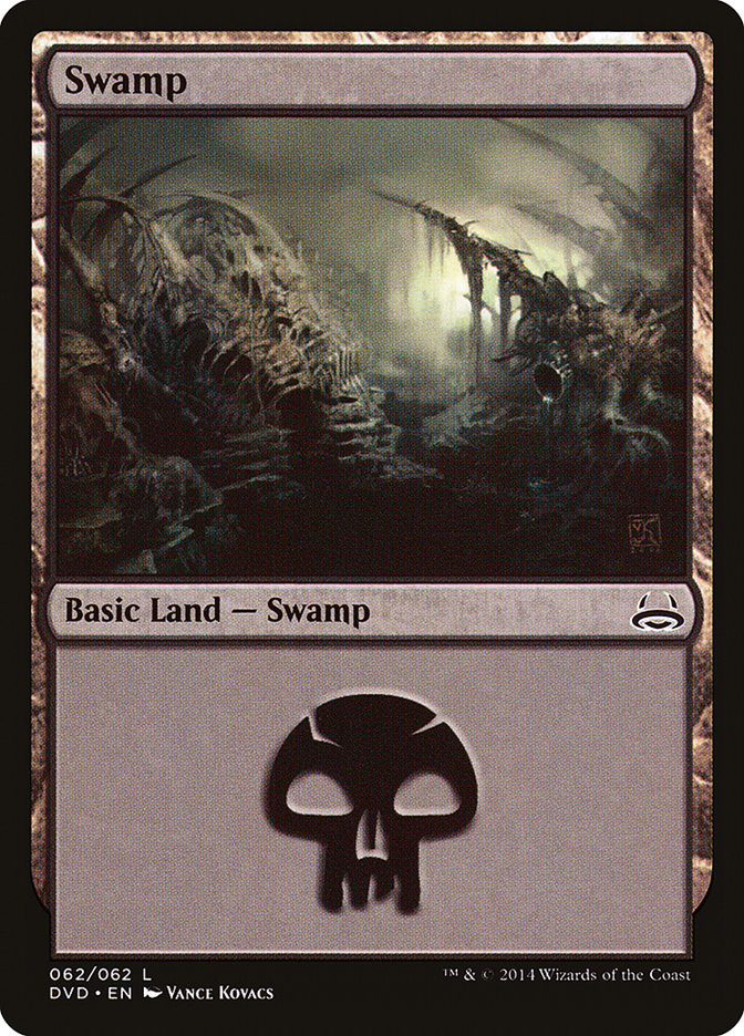 Swamp (62) (Divine vs. Demonic) [Duel Decks Anthology] | Yard's Games Ltd