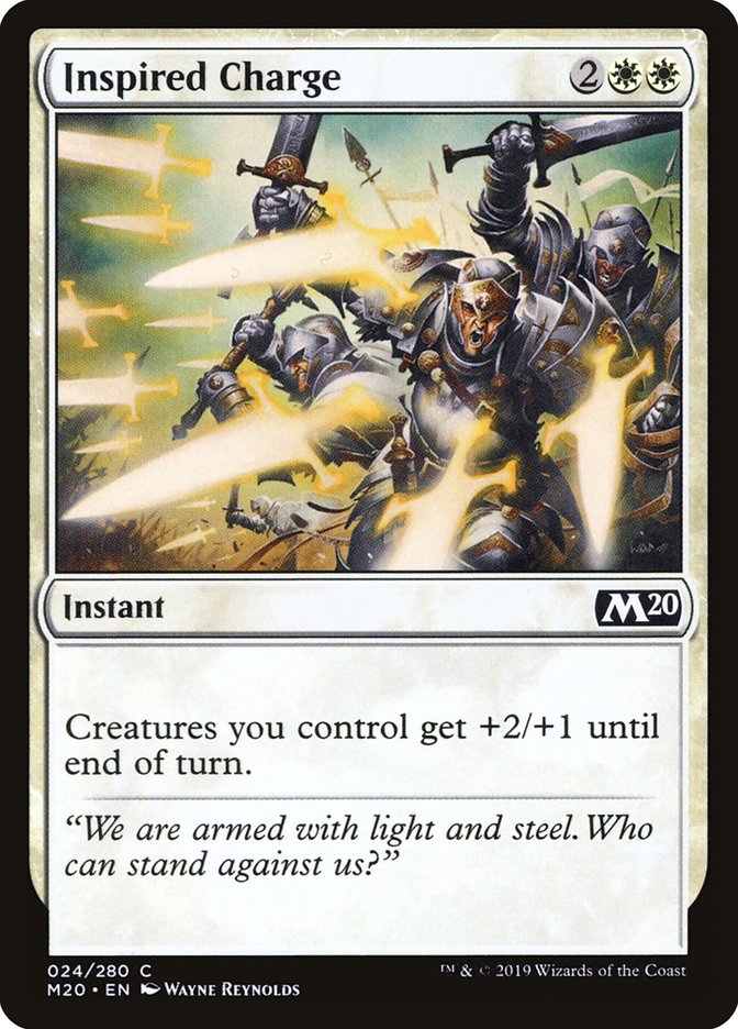 Inspired Charge [Core Set 2020] | Yard's Games Ltd