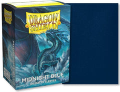 Dragon Shield: Standard 100ct Sleeves - Midnight Blue (Matte) | Yard's Games Ltd