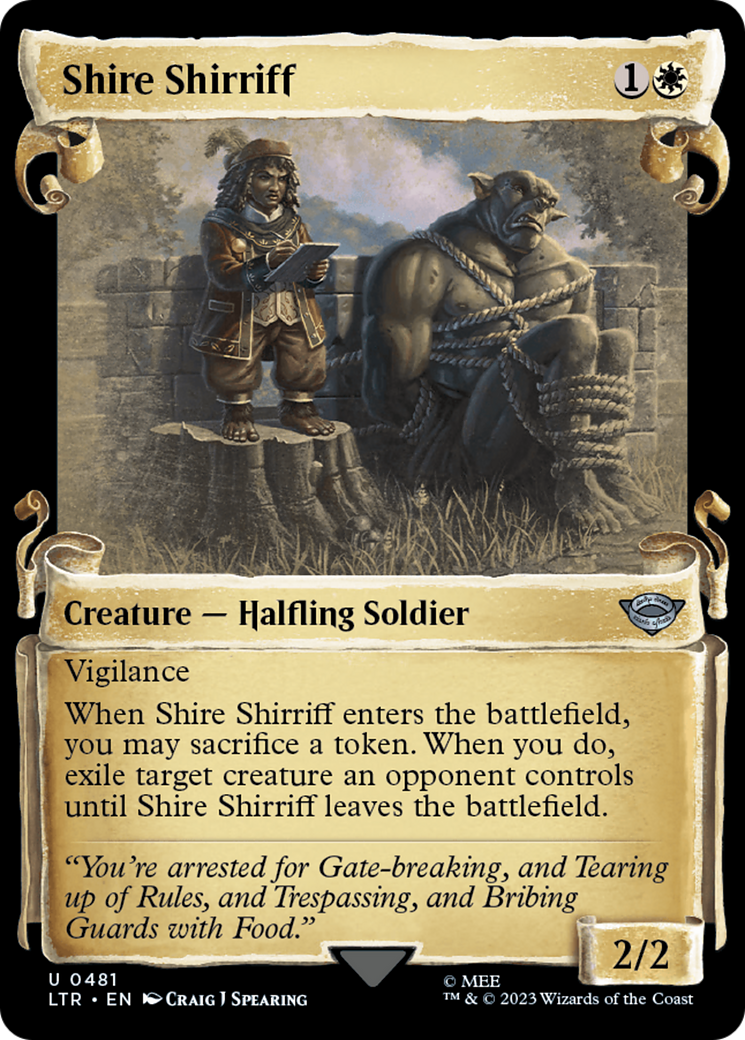 Shire Shirriff [The Lord of the Rings: Tales of Middle-Earth Showcase Scrolls] | Yard's Games Ltd