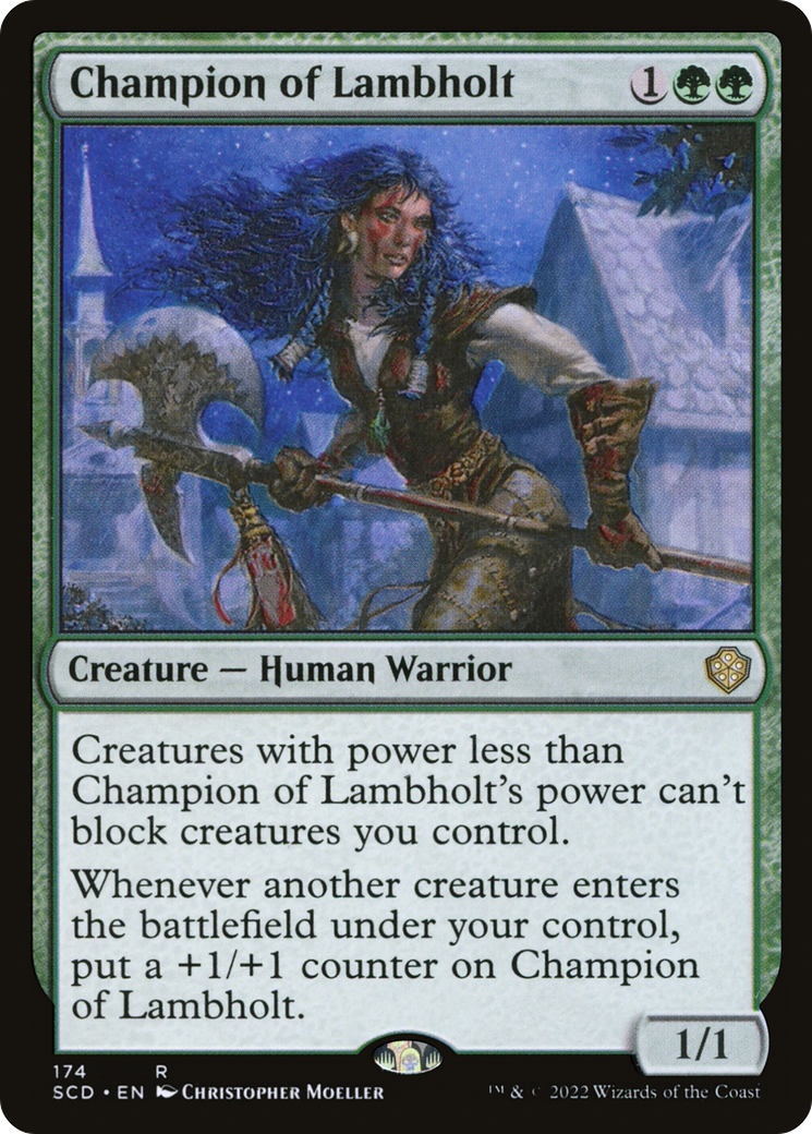 Champion of Lambholt [Starter Commander Decks] | Yard's Games Ltd