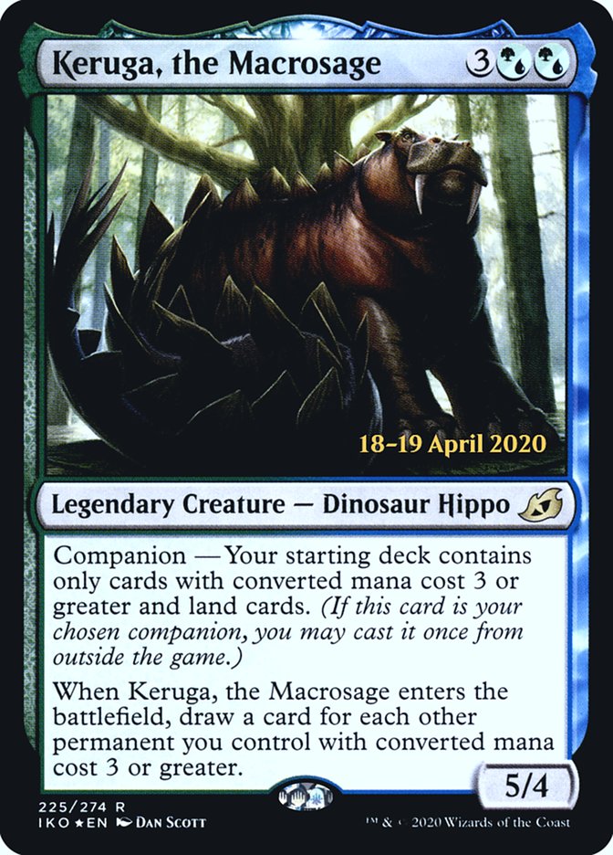 Keruga, the Macrosage [Ikoria: Lair of Behemoths Prerelease Promos] | Yard's Games Ltd