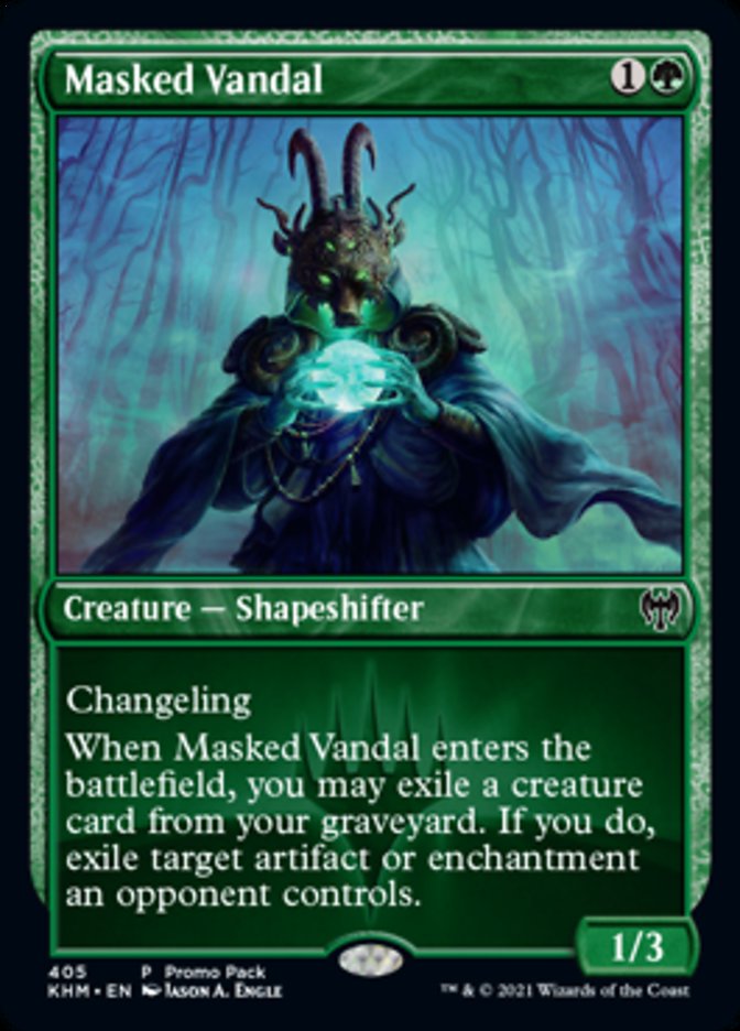 Masked Vandal (Promo Pack) [Kaldheim Promos] | Yard's Games Ltd