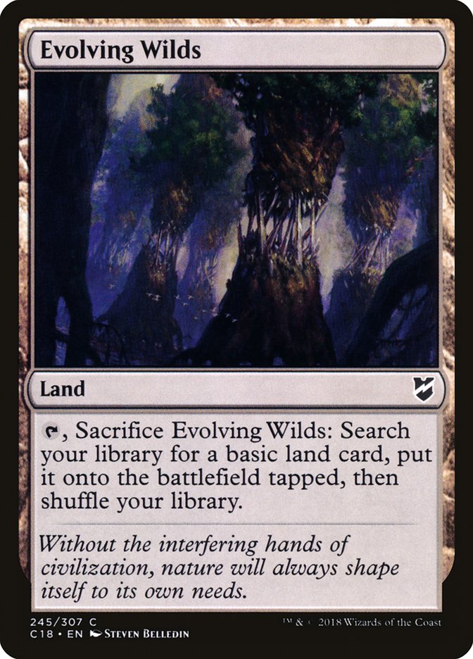 Evolving Wilds [Commander 2018] | Yard's Games Ltd