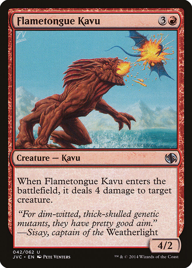 Flametongue Kavu [Duel Decks Anthology] | Yard's Games Ltd