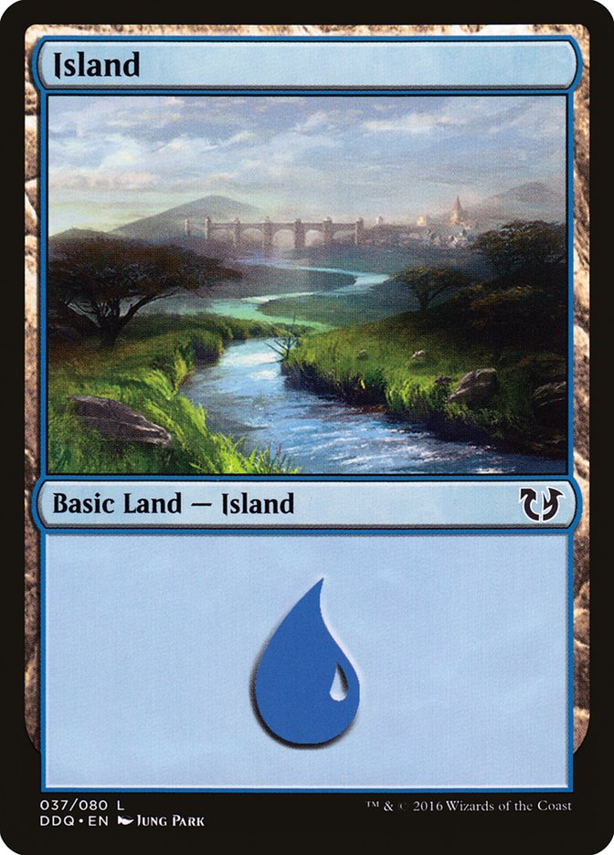 Island (37) [Duel Decks: Blessed vs. Cursed] | Yard's Games Ltd