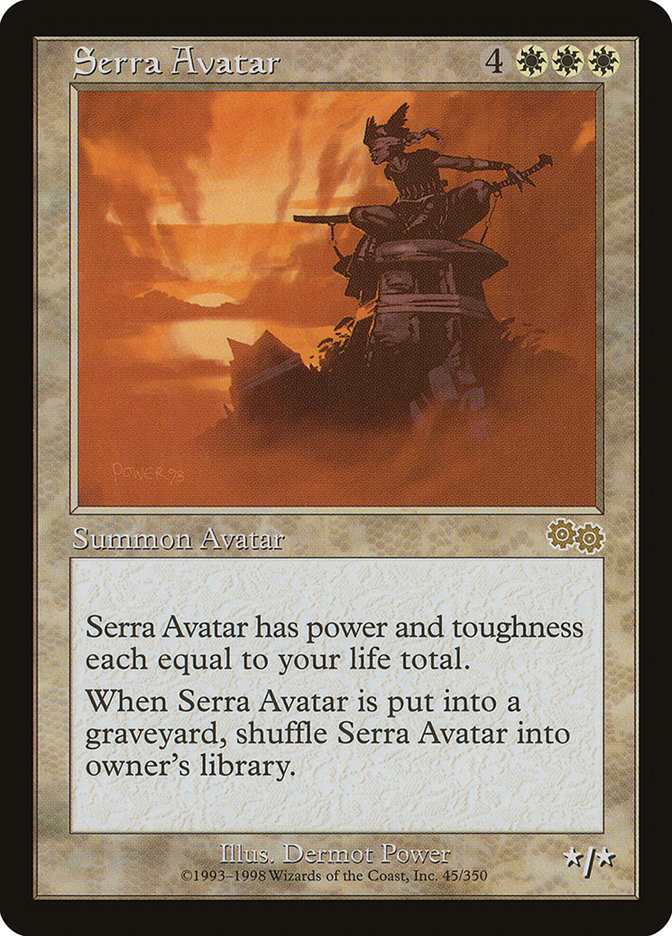 Serra Avatar [Urza's Saga] | Yard's Games Ltd