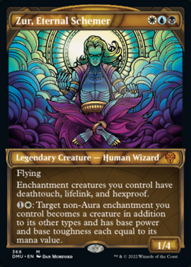 Zur, Eternal Schemer (Showcase Textured) [Dominaria United] | Yard's Games Ltd