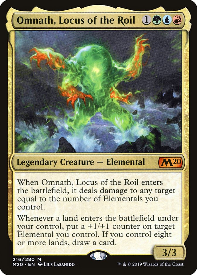 Omnath, Locus of the Roil [Core Set 2020] | Yard's Games Ltd