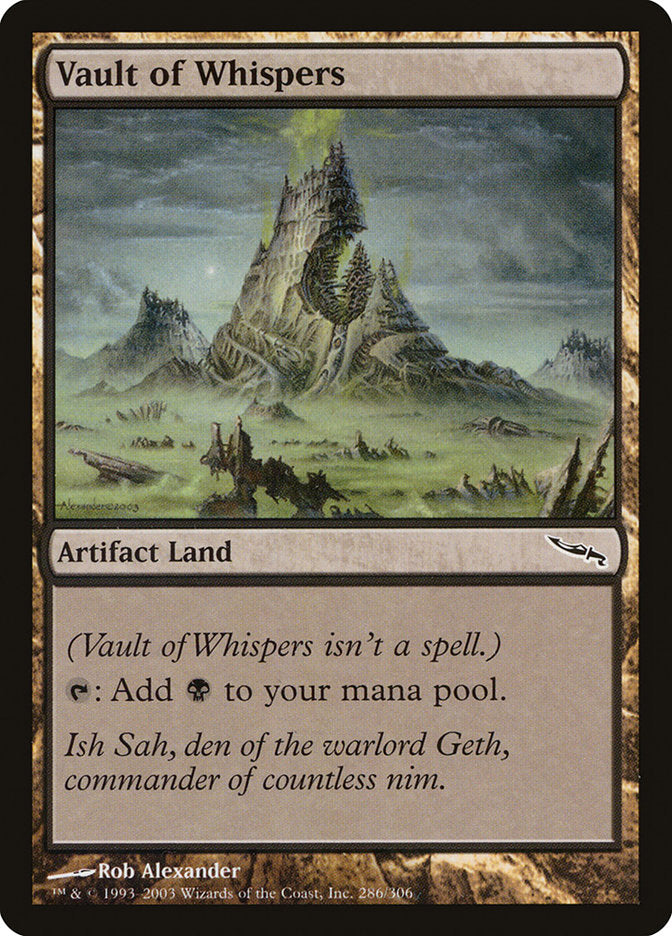 Vault of Whispers [Mirrodin] | Yard's Games Ltd