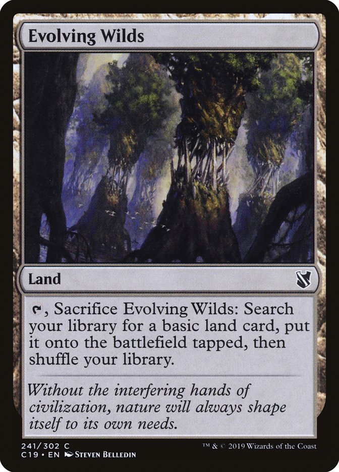 Evolving Wilds [Commander 2019] | Yard's Games Ltd