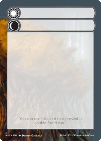 Helper Card (3/9) [Innistrad: Midnight Hunt Tokens] | Yard's Games Ltd