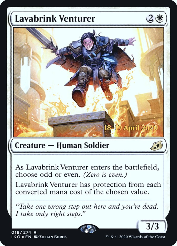 Lavabrink Venturer [Ikoria: Lair of Behemoths Prerelease Promos] | Yard's Games Ltd