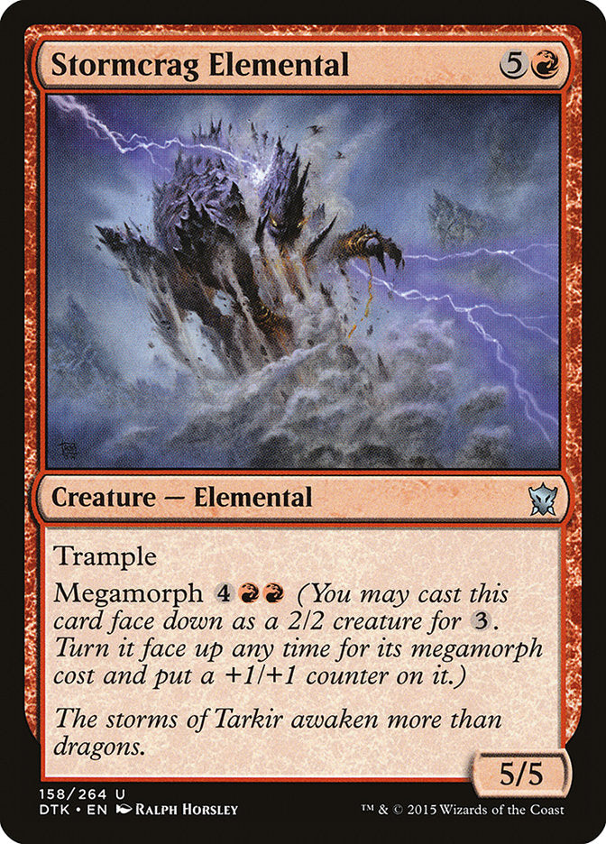 Stormcrag Elemental [Dragons of Tarkir] | Yard's Games Ltd